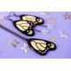 Butterfly wing kawaii pendant