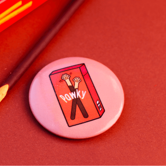 Pawky kawaii hűtőmágnes