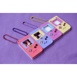 Retró játékkonzolos kawaii képkeret függő pasztell színben