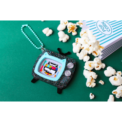 Retró televízió kawaii képkeret függő