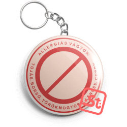 I'm allergic to: personalized kawaii bottle opener keychain
