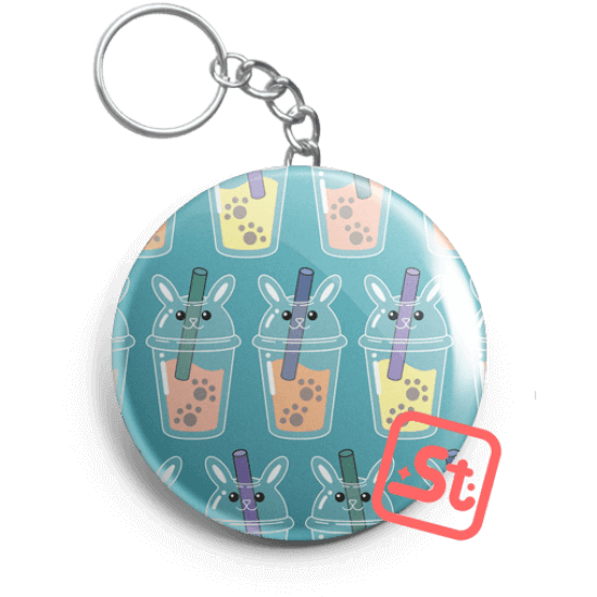 Bobabun kawaii bottle opener keychain