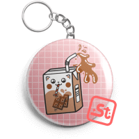 Cicadobozos tej kawaii mentes üvegbontós kulcstartó