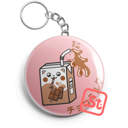 Cicadobozos tej kawaii mentes üvegbontós kulcstartó