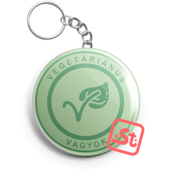 GO zöld és vegán kawaii mentes üvegbontós kulcstartó GO zöld és vegán kawaii mentes üvegbontós kulcstartó