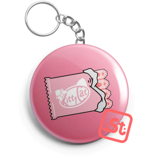 KittyCat kawaii üvegbontós kulcstartó