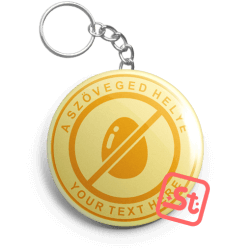 NO tojás kawaii mentes üvegbontós kulcstartó