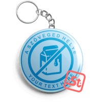 NO tej kawaii mentes üvegbontós kulcstartó