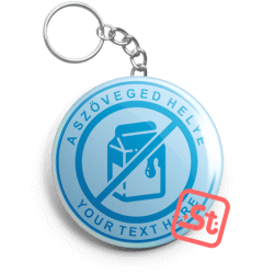 NO tej kawaii mentes üvegbontós kulcstartó