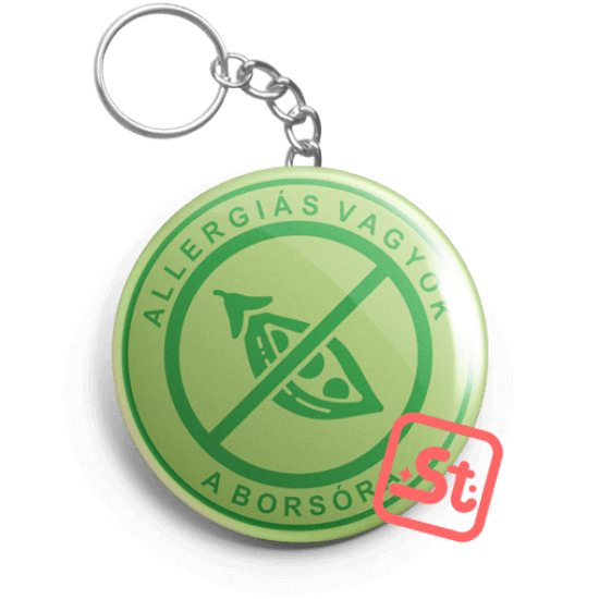 NO borsó kawaii mentes üvegbontós kulcstartó NO borsó kawaii mentes üvegbontós kulcstartó