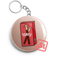 Pawky kawaii üvegbontós kulcstartó