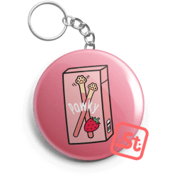 Pawky kawaii üvegbontós kulcstartó