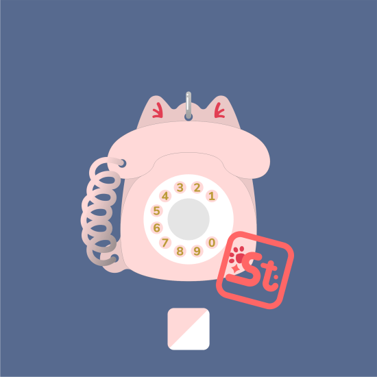 Retró telefon kawaii függő Retró telefon kawaii függő