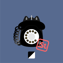 Retró telefon kawaii függő