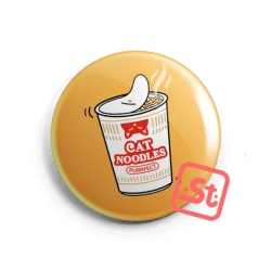 Cat Noodles instant ramen kawaii hűtőmágnes