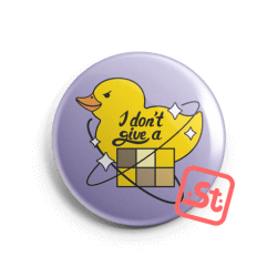 I don't give a duck kawaii hűtőmágnes