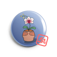 Pelenkapalánta kawaii kitűző