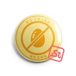 NO tojás kawaii mentes hűtőmágnes