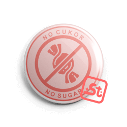 NO cukor kawaii mentes hűtőmágnes