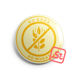 NO búza kawaii mentes hűtőmágnes