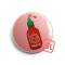 Sriracat kawaii hűtőmágnes