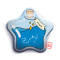 Horoszkópelixír kawaii csillag kitűző - Víz - Skorpió