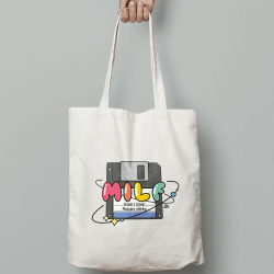 Man I love floppy disks kawaii vászontáska